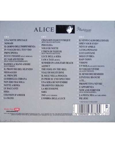 Alice - The Platinum Collection (CD) - 2