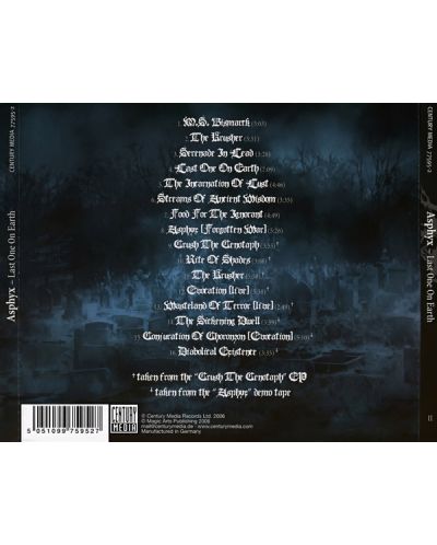 Asphyx - Last One On Earth (Re-Release + Bonus) (CD) - 2