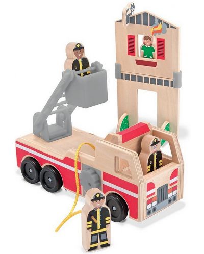 Пожарникари в акция Melissa &amp; Doug