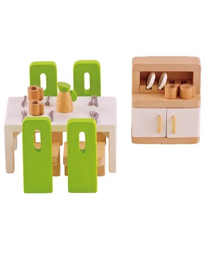 Обзавеждане за кукленски къщи - Мебели за трапезария - 1