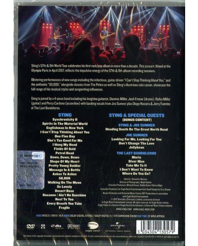Sting - Live At The Olympia Paris (DVD) - 2