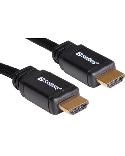 Кабел Sandberg HDMI 2.0, 1 m, черен - 3