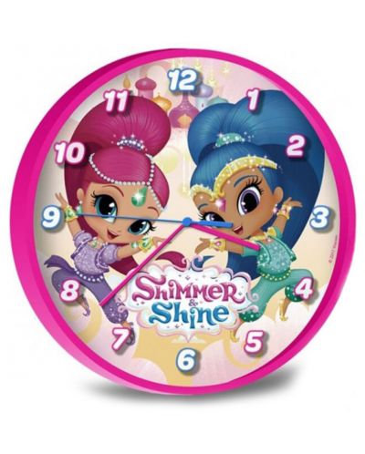 Детски часовник за стена Nickelodeon - Shimmer & Shine - 2