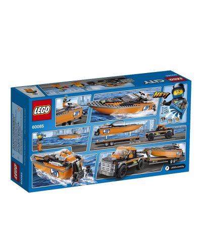 Конструктор Lego City - Пикап 4 x 4 с ремарке и моторница (60085) - 7