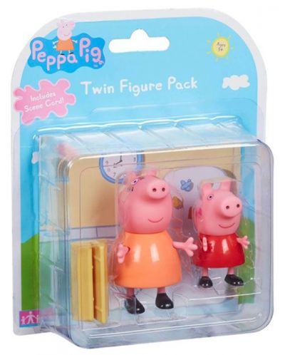 Комплект фигурки Peppa Pig - 2 фигурки с декор, асортимент - 5