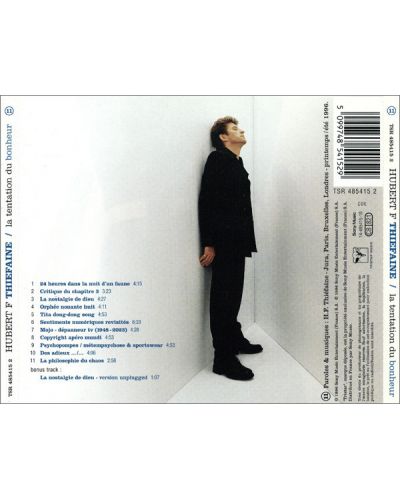 Hubert-Félix Thiéfaine - La tentation du bonheur - (CD) - 2