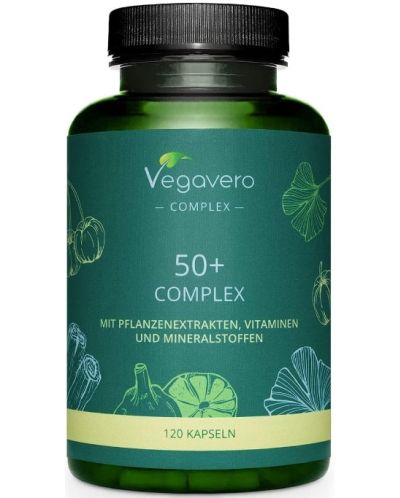 50+ Complex, 120 капсули, Vegavero - 1