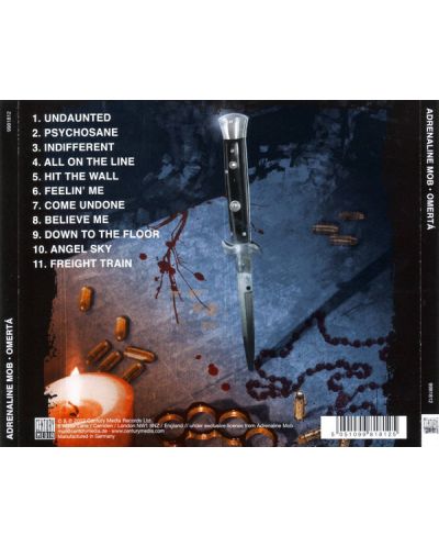 Adrenaline Mob - Omertá (CD) - 2