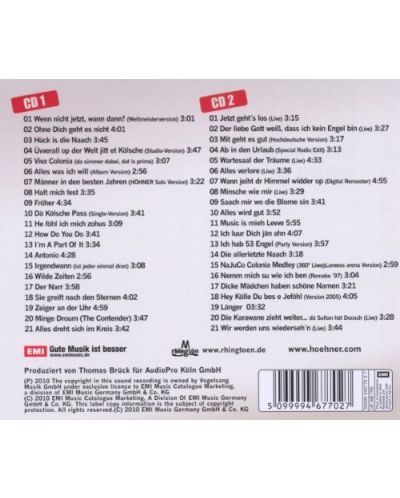 Höhner - Wenn nicht jetzt, wann dann - Die größten Hits und schönsten Balladen (2 CD) - 2