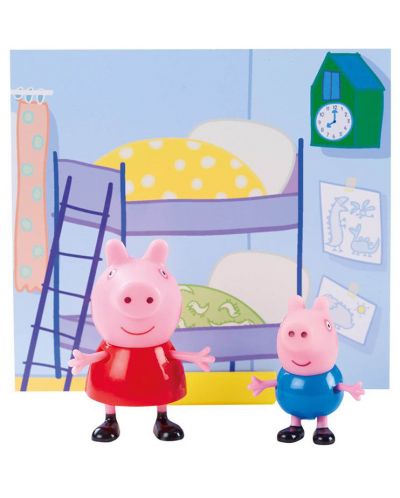 Комплект фигурки Peppa Pig - 2 фигурки с декор, асортимент - 4