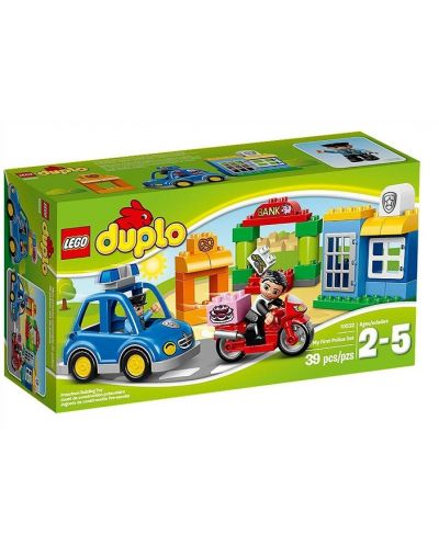 Конструктор LEGO Duplo - Моят първи полицейски комплект (10532)