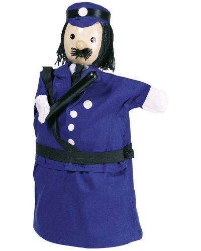Кукла за ръка Goki - Полицай - 1