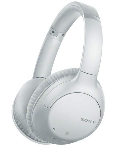 Слушалки Sony - WH-CH710N, NFC, бели - 1