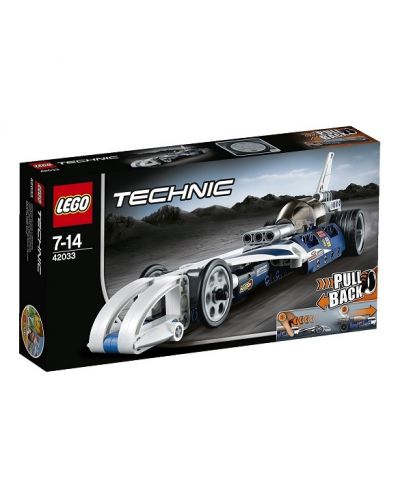 Конструктор Lego Technic - Състезателна кола - Record Breaker (42033) - 1