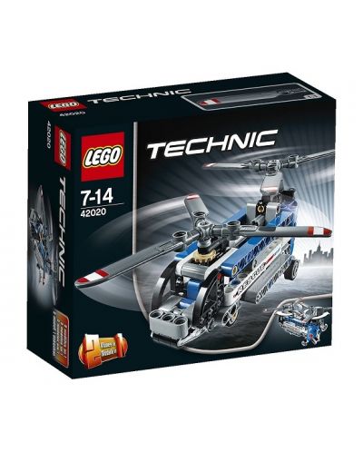 Конструктор LEGO Technic - Хеликоптер с двойни ротори (42020)