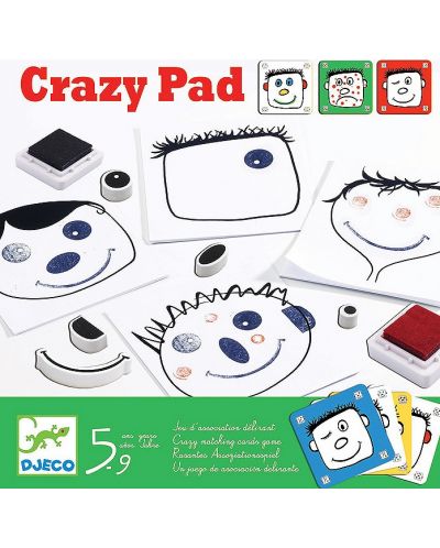 Творчески комплект с печати Djeco - Crazy pad - 6