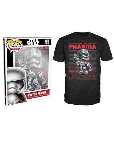 Тениска Funko Pop! Star Wars - Captain Phasma, черна  - 2