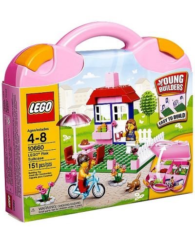 Конструктор LEGO в розово куфарче