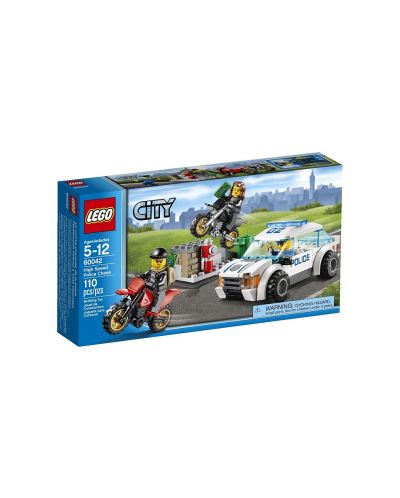 Конструктор LEGO City - Скоростно преследване с полицията (60042)