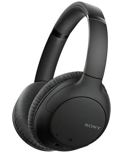 Слушалки Sony - WH-CH710N, NFC, черни - 1