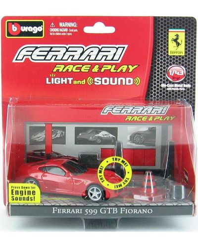 Метална количка Ferrari 599 GTB Fiorano