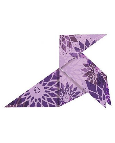 Творчески комплект за оригами Djeco -Цветни хартии - 3