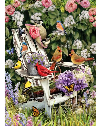 Пъзел Cobble Hill от 1000 части - Летни птици, Грег Джордано - 2