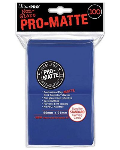 Ultra Pro Card Protector Pack - PRO-Matte - сини (100)