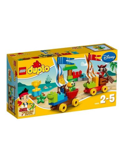 Конструктор LEGO Duplo - Плажно състезание с Джейк и пиратите от Невърленд (10539)