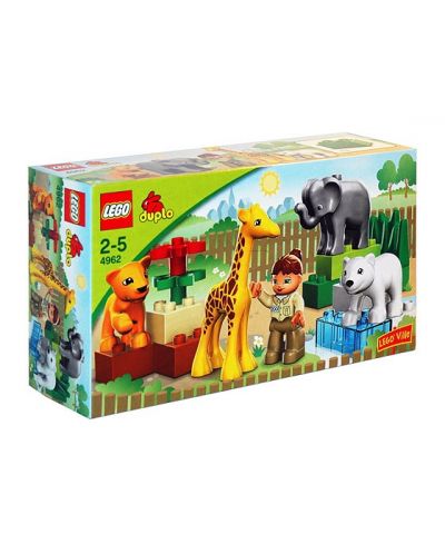 Конструктор LEGO Duplo - Зоопарк с бебета животни (4962)