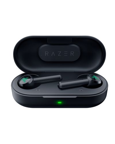 Гейминг слушалки Razer - Hammerhead True Wireless, черни (разопаковани) - 1