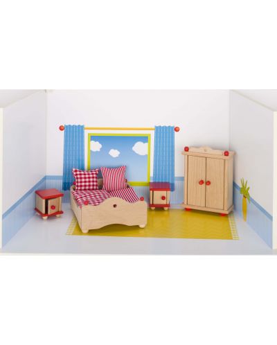 Детска дървена къща Goki - Спалня - 1