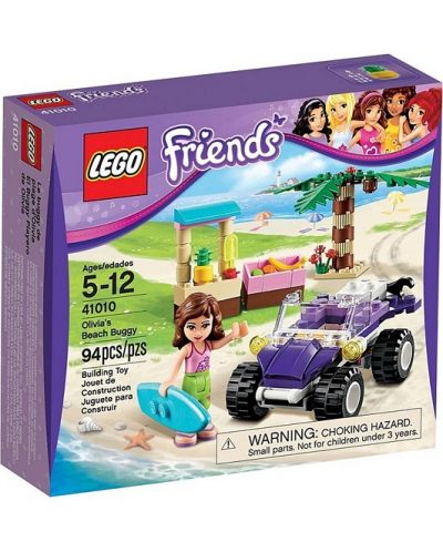 Конструктор LEGO Friends - Плажното бъги на Olivia (41010)