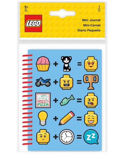 Тефтерче Lego Wear - Iconic, синьо - 4