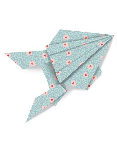 Творчески комплект за оригами Djeco - Цветни хартии - 3