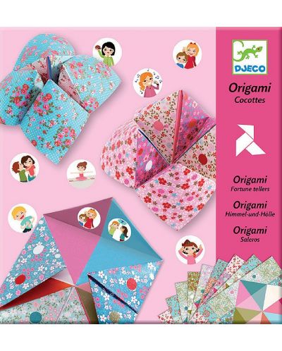 Творчески комплект за оригами Djeco – Гадател на желанията - 1