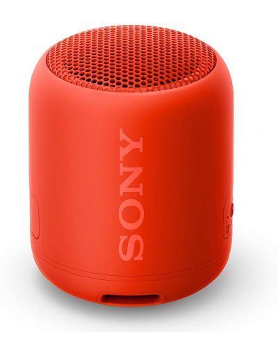 Портативна колонка Sony - SRS-XB12, червена - 2