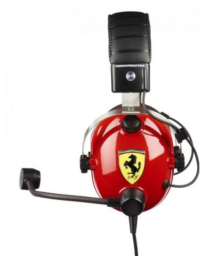Гейминг слушалки Thrustmaster - T.Racing Scuderia Ferrari Ed., червени - 2