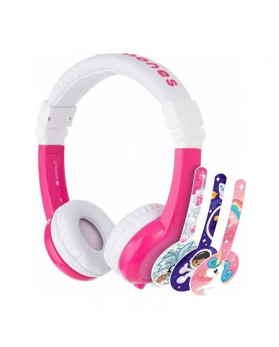 Детски слушалки BuddyPhones - Explore, розови - 3