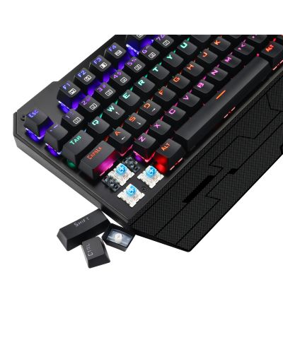 Механична клавиатура T-Dagger - Battleship T-TGK301, Blue, RGB, черна - 4