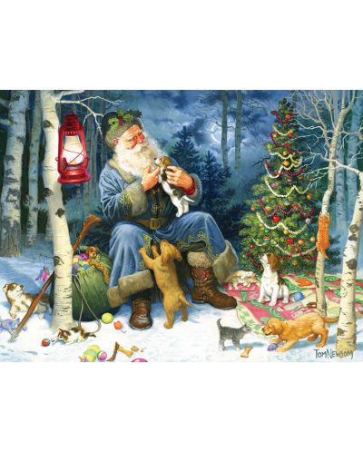 Пъзел Cobble Hill от 400 части - Старият Дядо Коледа,Том Нюсъм - 2