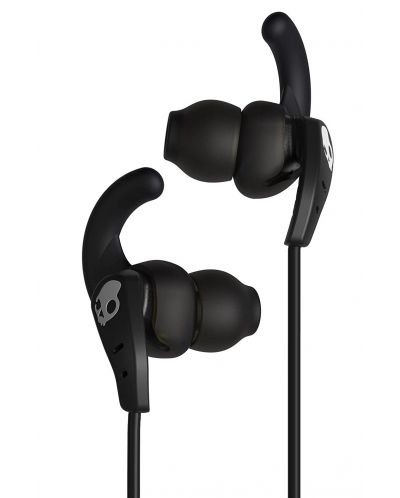 Спортни слушалки с микрофон Skullcandy - Set, черни/бели - 2