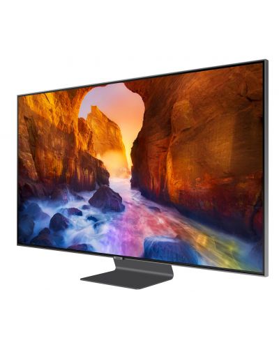 Смарт телевизор Samsung QE55Q90R - 55, 4K UHD QLED, сив - 2