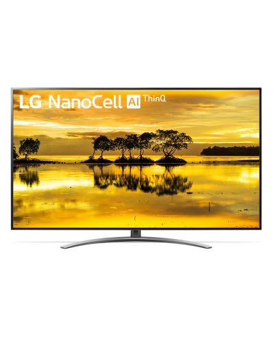 Смарт телевизор LG - 55SM9010PLA, 55", 4K UHD, сив - 1
