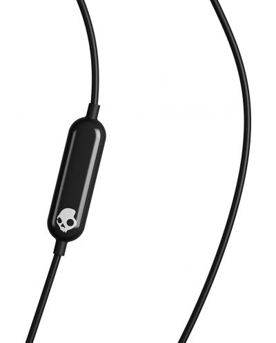 Спортни слушалки с микрофон Skullcandy - Set, черни/бели - 3