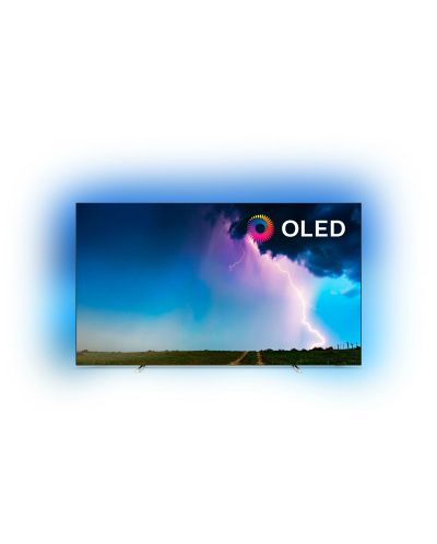 Смарт телевизор Philips - 55OLED754/12, 55" 4K UHD OLED, черен - 2