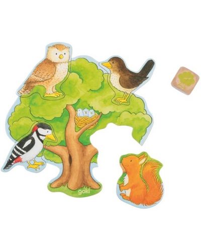 Дървена игра Goki - Кой къде живее