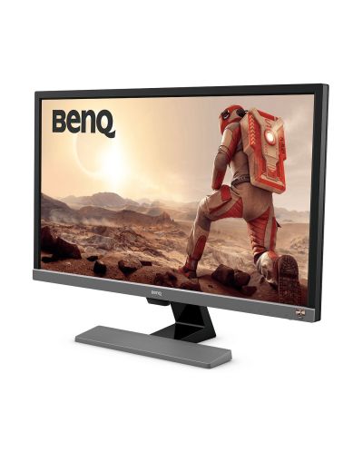 Геймърски монитор BenQ - EL2870UE, 27.9", 4K TN, FreeSync, сив - 1