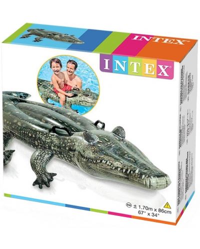 Надуваем алигатор Intex - 2