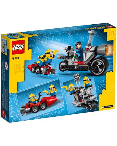 Конструктор Lego Minions - Преследване с колела (75549) - 2